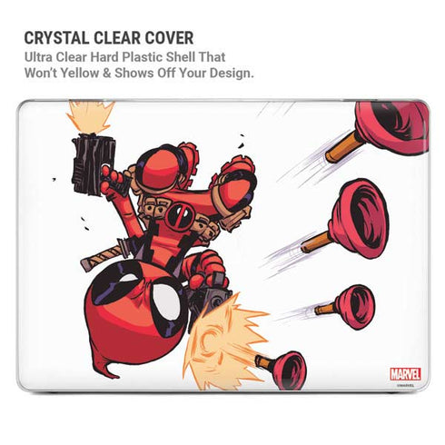 Marvel Deadpool Babypool Shooting MacBook Cases